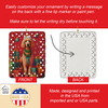 Poodle Holiday Christmas Porcelain Ornament DAC3138 product image at NuMercy 3