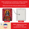 Basset Hound Holiday Christmas Porcelain Ornament product image at NuMercy 3