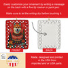 Akita Holiday Christmas Porcelain Ornament product image at NuMercy 3