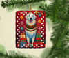 Great Pyrenees Holiday Christmas Porcelain Ornament product image at NuMercy 2