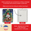 Bichon Frise Christmas Porcelain Ornament DAC3366 product image at NuMercy 3