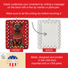 Border Terrier Holiday Christmas Porcelain Ornament product image at NuMercy 3