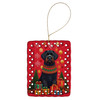 Black Russian Terrier Holiday Christmas Porcelain Ornament product image at NuMercy