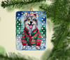 Keeshond Christmas Porcelain Ornament DAC3492 product image at NuMercy 2