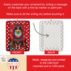 Sheltie Holiday Christmas Porcelain Ornament product image at NuMercy 3