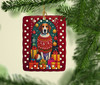 English Foxhound Holiday Christmas Porcelain Ornament product image at NuMercy 2