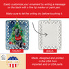 Scottish Deerhound Christmas Porcelain Ornament DAC3639 product image at NuMercy 3