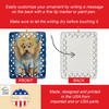 Lakeland Terrier My Angel Porcelain Christmas Ornament product image at NuMercy 3