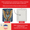 Airedale Terrier My Angel Porcelain Christmas Ornament product image at NuMercy 3