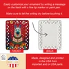 German Shepherd Holiday Christmas Porcelain Ornament DAC3090 product image at NuMercy 3