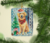 Golden Retriever Christmas Porcelain Ornament DAC3481 product image at NuMercy 2