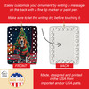Basset Hound Christmas Porcelain Ornament DAC3347 product image at NuMercy 3