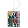 English Springer Spaniel Christmas Porcelain Ornament DAC3457 product image at NuMercy