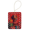 Dachshund Holiday Christmas Porcelain Ornament DAC3074 product image at NuMercy