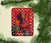 Dachshund Holiday Christmas Porcelain Ornament DAC3074 product image at NuMercy 2