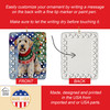 Wheaten Terrier Christmas Porcelain Ornament DAC3662 product image at NuMercy 3