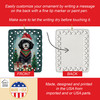 Portuguese Water Dog Christmas Porcelain Ornament DAC3585 product image at NuMercy 3