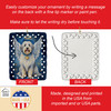 Old English Sheepdog My Angel Porcelain Christmas Ornament product image at NuMercy 3
