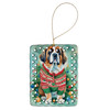 Saint Bernard Christmas Porcelain Ornament DAC3612 product image at NuMercy