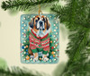 Saint Bernard Christmas Porcelain Ornament DAC3612 product image at NuMercy 2