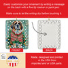Saint Bernard Christmas Porcelain Ornament DAC3612 product image at NuMercy 3