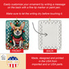 Corgi Christmas Porcelain Ornament DAC3429 product image at NuMercy 3