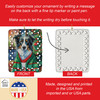Border Collie Christmas Porcelain Ornament DAC3378 product image at NuMercy 3