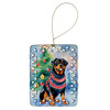 Rottweiler Christmas Porcelain Ornament DAC3609 product image at NuMercy