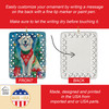 Great Pyrenees Christmas Porcelain Ornament DAC3487 product image at NuMercy 3