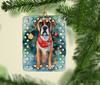 Boxer Christmas Porcelain Ornament DAC3390 product image at NuMercy 2