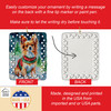 Papillon Christmas Porcelain Ornament DAC3553 product image at NuMercy 3