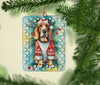 Basset Hound Christmas Porcelain Ornament DAC3343 product image at NuMercy 2