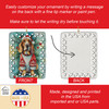 Basset Hound Christmas Porcelain Ornament DAC3343 product image at NuMercy 3