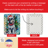 Portuguese Water Dog Christmas Porcelain Ornament DAC3584 product image at NuMercy 3