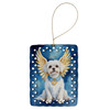 Maltese My Angel Porcelain Christmas Ornament product image at NuMercy