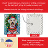 Sealyham Terrier Christmas Porcelain Ornament DAC3643 product image at NuMercy 3