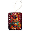 Tibetan Mastiff Holiday Christmas Porcelain Ornament product image at NuMercy