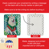 Samoyed Christmas Porcelain Ornament DAC3621 product image at NuMercy 3