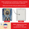 Bergamasco Sheepdog My Angel Porcelain Christmas Ornament product image at NuMercy 3