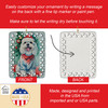 Maltese Christmas Porcelain Ornament DAC3518 product image at NuMercy 3
