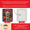 Kuvasz Holiday Christmas Porcelain Ornament product image at NuMercy 3