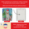 Bearded Collie Christmas Porcelain Ornament DAC3355 product image at NuMercy 3