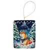 Shiba Inu Christmas Porcelain Ornament DAC3651 product image at NuMercy