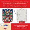 French Bulldog Christmas Porcelain Ornament DAC3461 product image at NuMercy 3