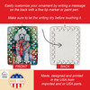 Poodle Christmas Porcelain Ornament DAC3583 product image at NuMercy 3