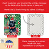 Scottish Terrier Christmas Porcelain Ornament DAC3637 product image at NuMercy 3
