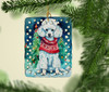 Poodle Christmas Porcelain Ornament DAC3579 product image at NuMercy 2