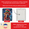 Dogue de Bordeaux Christmas Porcelain Ornament DAC3442 product image at NuMercy 3
