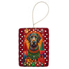 Irish Wolfhound Holiday Christmas Porcelain Ornament product image at NuMercy