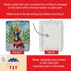 Boston Terrier Christmas Porcelain Ornament DAC3387 product image at NuMercy 3
